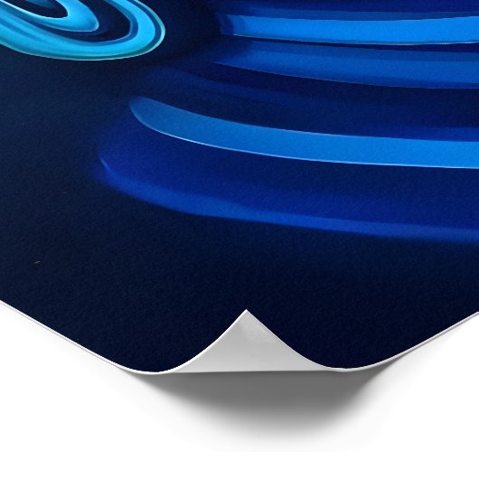 Abstracte moderne kunst | Boeddha Portret Schilder Poster (Hoek)