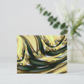 Abstracte moderne kunst briefkaart (Staand voorkant)