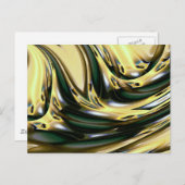 Abstracte moderne kunst briefkaart (Voorkant / Achterkant)