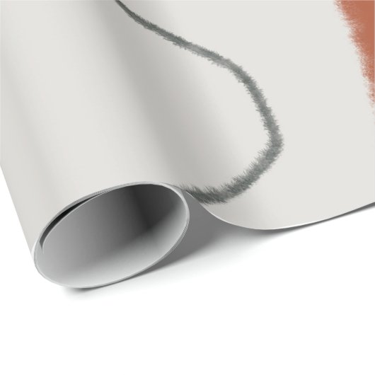 Abstracte moderne kunst cadeaupapier (Rol Hoek)