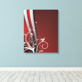 Abstracte moderne kunst canvas afdruk (Insitu (Houten vloer))