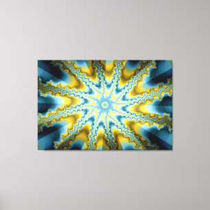 Abstracte moderne kunst canvas afdruk