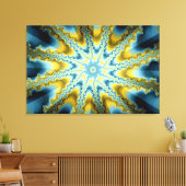 Abstracte moderne kunst canvas afdruk (Insitu (Woonkamer))