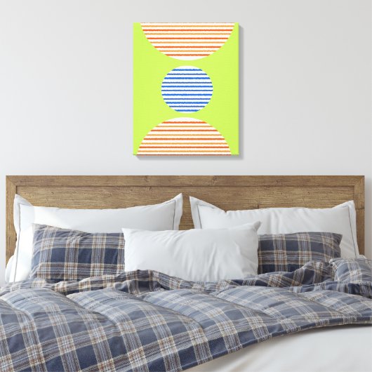 abstracte moderne kunst canvas afdruk (Insitu (Slaapkamer))