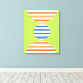 abstracte moderne kunst canvas afdruk (Insitu (Houten vloer))