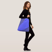 abstracte moderne kunst crossbody tas (Op model)