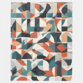 Abstracte moderne kunst fleece deken (Voorkant)