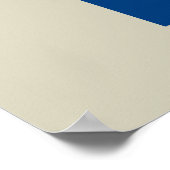 Abstracte moderne kunst geometrische vormen poster (Hoek)