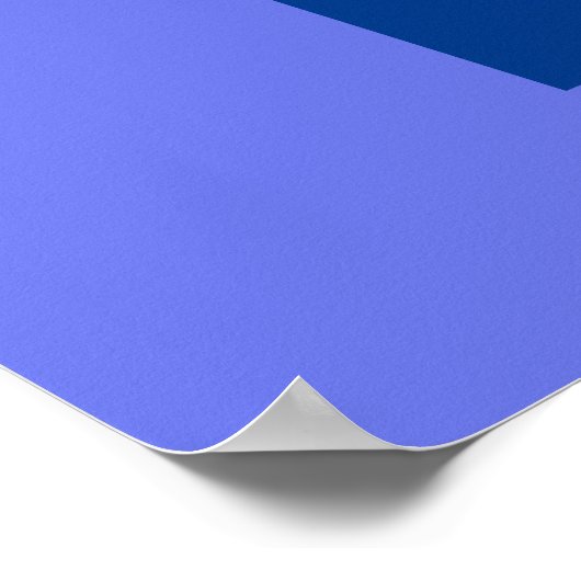 Abstracte moderne kunst geometrische vormen Sage G Poster (Hoek)