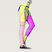 Abstracte moderne kunst heldere Leggings (Rechts)