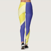 abstracte moderne kunst leggings (Achterkant)