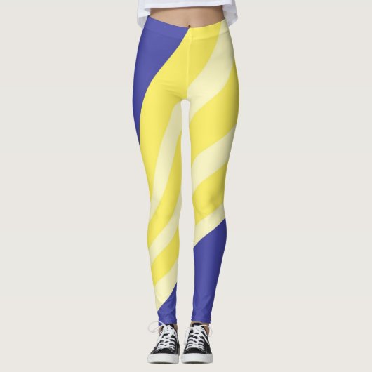 abstracte moderne kunst leggings (Voorkant)
