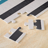 Abstracte moderne kunst legpuzzel (Zijkant)