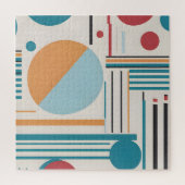 Abstracte moderne kunst legpuzzel (Verticaal)