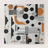 Abstracte moderne kunst legpuzzel (Horizontaal)