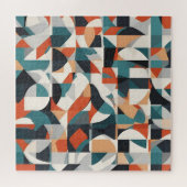 Abstracte moderne kunst legpuzzel (Horizontaal)