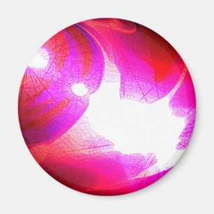 Abstracte moderne kunst magneet