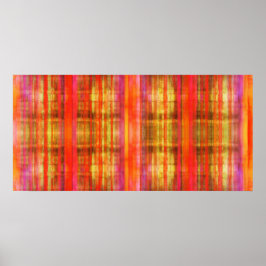 Abstracte, moderne kunst met hoge rotatiesnelheid  poster