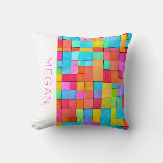 Abstracte Moderne Kunst NAAM Modern Artisan Home D Kussen (Voorkant)