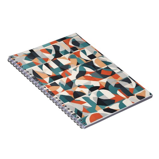 Abstracte moderne kunst notitieboek (Rechterzijde)