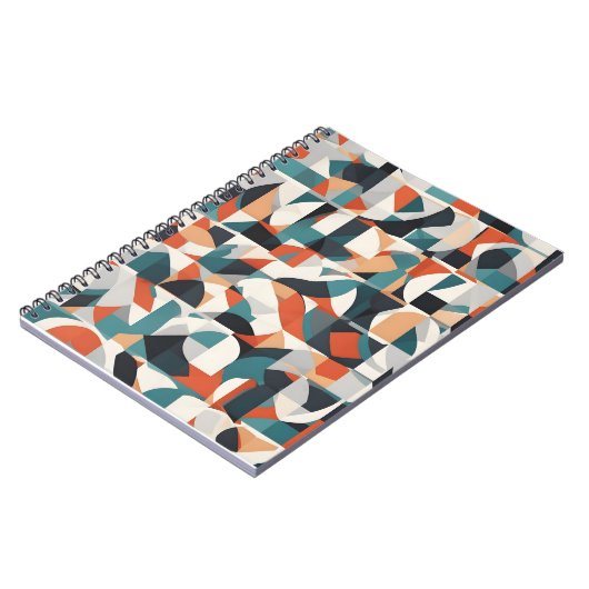 Abstracte moderne kunst notitieboek (Linkerzijde)