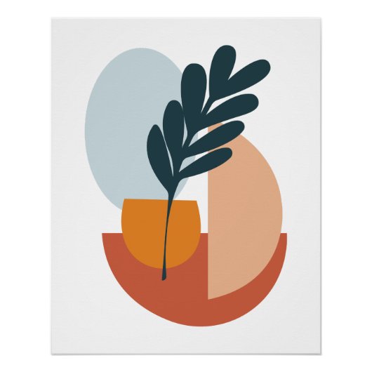 Abstracte moderne kunst perfect poster (Voorkant)