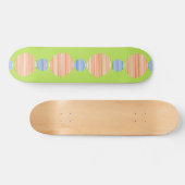 abstracte moderne kunst persoonlijk skateboard (Horizontaal)