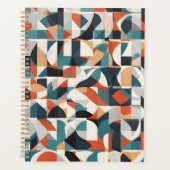 Abstracte moderne kunst planner (Voorkant)