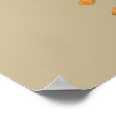 Abstracte moderne kunst poster (Hoek)