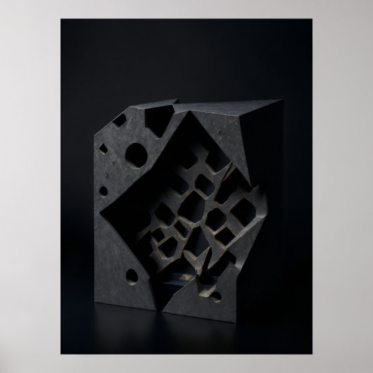 abstracte moderne kunst poster (Voorkant)