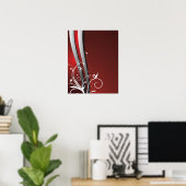 Abstracte moderne kunst poster (Thuiskantoor)