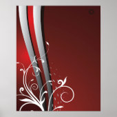 Abstracte moderne kunst poster (Voorkant)