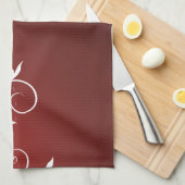 Abstracte moderne kunst theedoek (Quarter Fold)