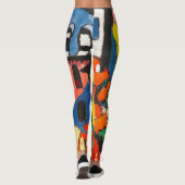 Abstracte moderne kunst voor vrouwen leggings (Achterkant)
