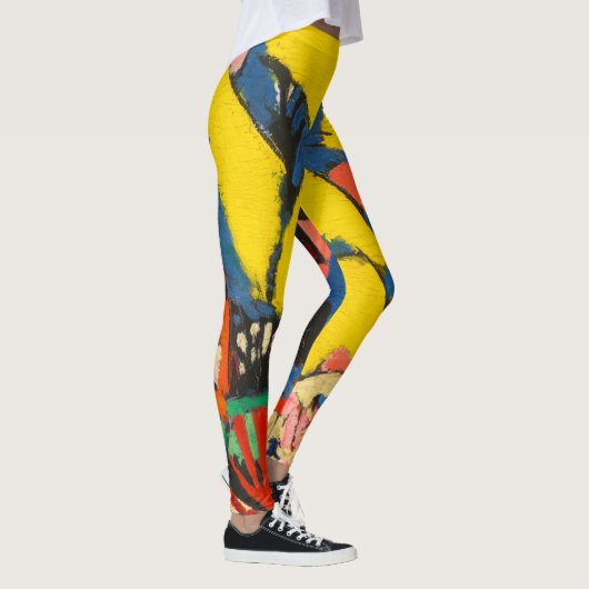 Abstracte moderne kunst voor vrouwen leggings (Rechts)