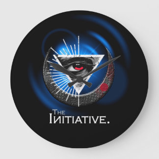 Abstracte moderne kunst wandklok