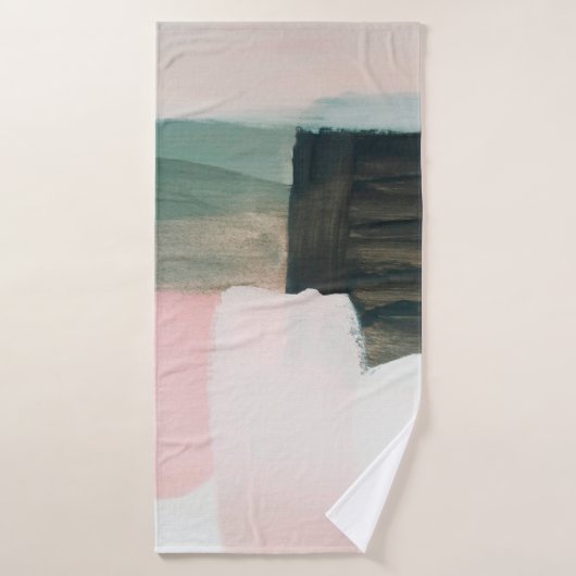 Abstracte moderne kunstachtergrond. Grijs en Badhanddoek (Badhanddoek)