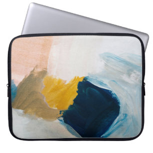 Abstracte moderne kunstachtergrond. Grijs en Laptop Sleeve