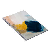 Abstracte moderne kunstachtergrond. Grijs en Notitieboek (Rechterzijde)