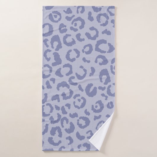 Abstracte moderne luipaard naadloos. Dieren Badhanddoek (Badhanddoek)
