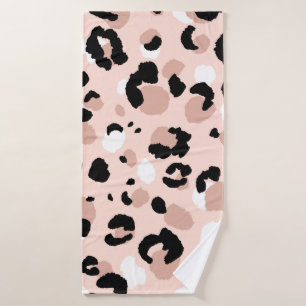 Abstracte moderne luipaard naadloos. Dieren Badhanddoek