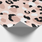 Abstracte moderne luipaard naadloos. Dieren Cadeaupapier (Hoek)