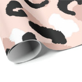 Abstracte moderne luipaard naadloos. Dieren Cadeaupapier (Rol Hoek)