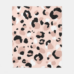 Abstracte moderne luipaard naadloos. Dieren Fleece Deken