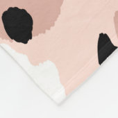 Abstracte moderne luipaard naadloos. Dieren Fleece Deken (Hoek)