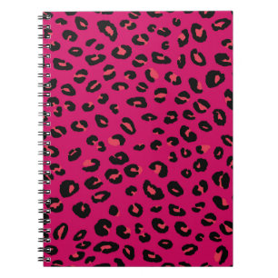 Abstracte moderne luipaard naadloos. Dieren Notitieboek
