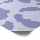 Abstracte moderne luipaard naadloos. Dieren Poster (Hoek)