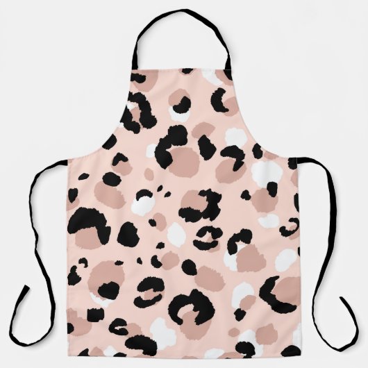 Abstracte moderne luipaard naadloos. Dieren Schort (Voorkant)