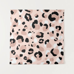 Abstracte moderne luipaard naadloos. Dieren  Wandkleed