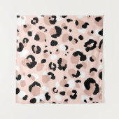 Abstracte moderne luipaard naadloos. Dieren Wandkleed (Voorkant (horizontaal))